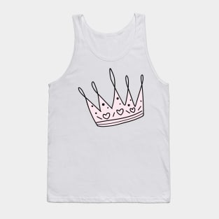 Crown Pink princess Tank Top